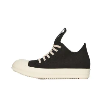 Rick Owens DRKSHDW Low Top Canvas Shoes Women's Black