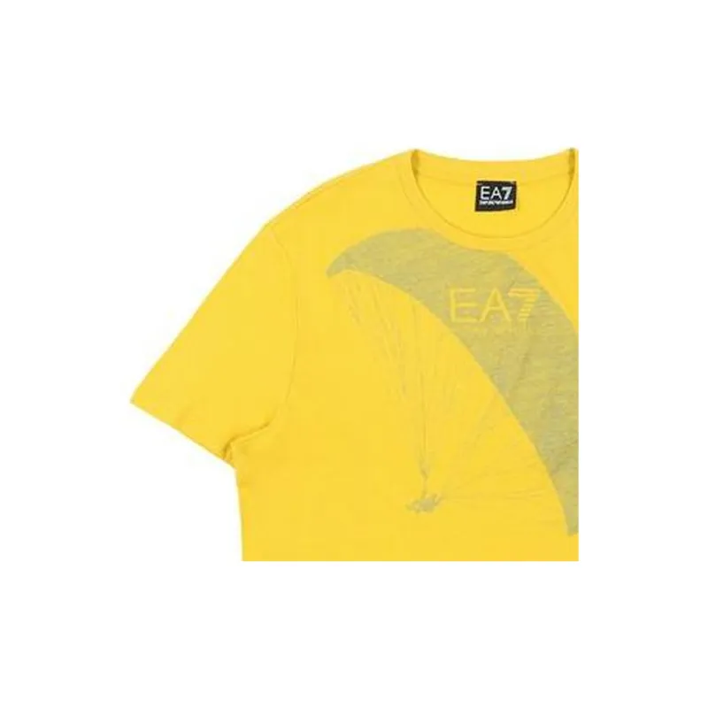 EMPORIO ARMANI T Shirts Men Yellow-2