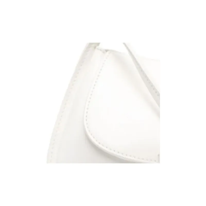JIL SANDER Cow Leather Dome Bag Shoulder Bag Women's White-1