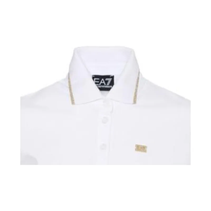 EMPORIO ARMANI EA7 Polo Shirt Women's White-2