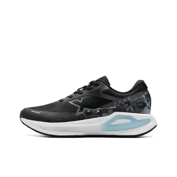 XTEP Starburst 2 Anti-Slip Wear-Resistant Low-Top Sprint Running Shoes Women's Black Gray Blue