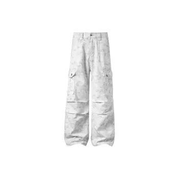 M MAICCO Jeans Unisex Dirty White