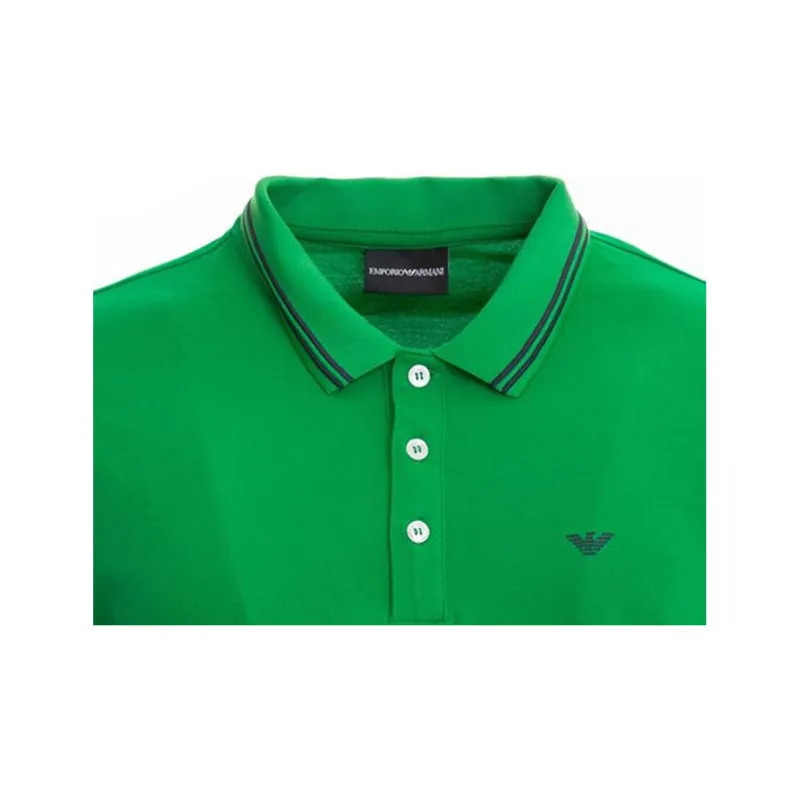 EMPORIO ARMANI Polo Shirts Men Green-3