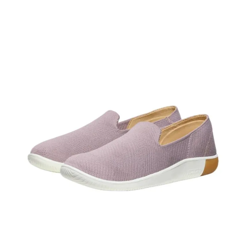 KEEN KNX Slip Resistant Low Top Canvas Shoes Women's Purple-2