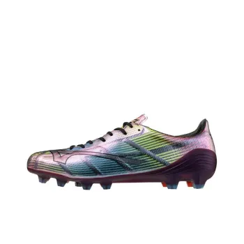 Mizuno Alpha Anti Slip Wear Resistant Soccer Shoes Unisex Purple