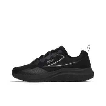 FILA Anti Slip Wear Resistant Low Top Casual Running Shoes Unisex Black