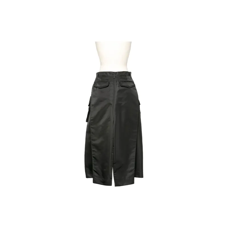Sacai All over slits Midi Skirt-1