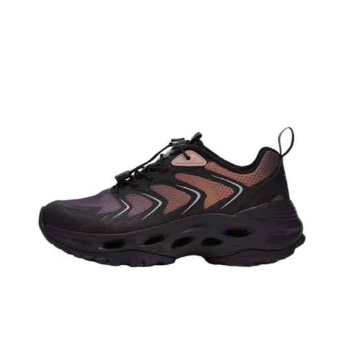 TOREAD Slip Resistant And Breathable Low Top Outdoor Shoes Women's Rock Black/Lavender