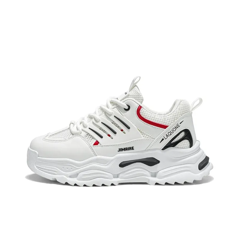 King Jinmai Slip Resistant Breathable Low Top Chunky Sneakers Men's-5