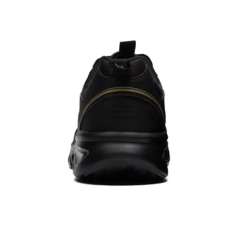XTEP Water Resistant Low Top Running Shoes Men's Black Gold-2