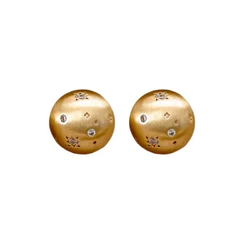 Drejew Zircon Stud Earrings Women's