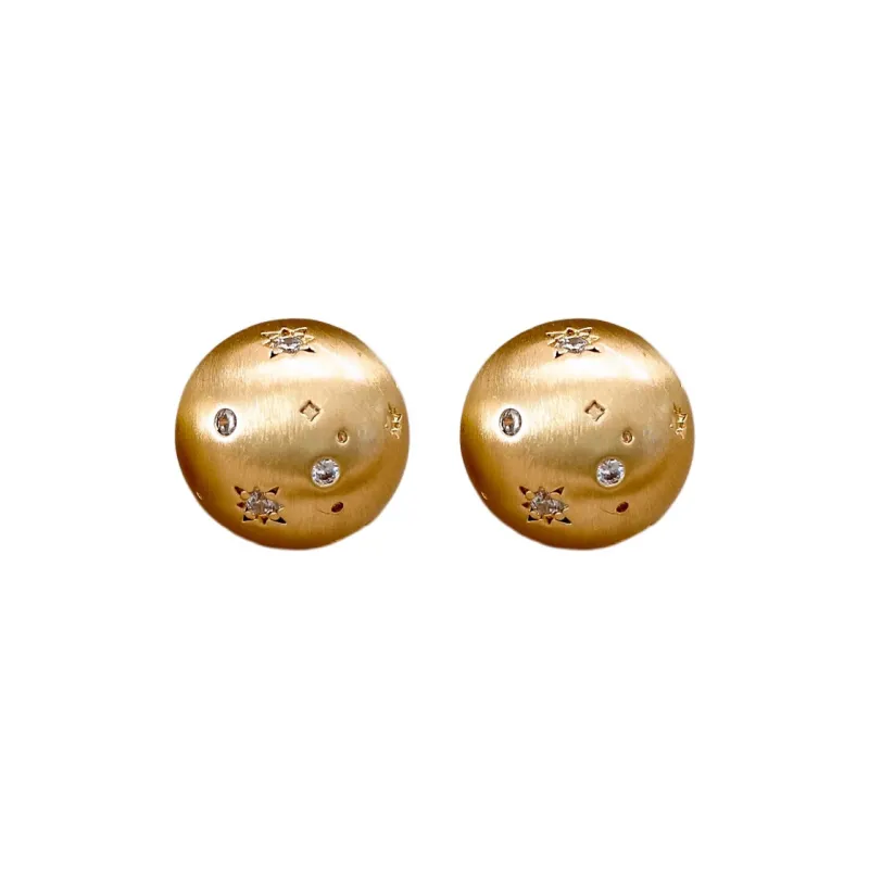Drejew Zircon Stud Earrings Women's-0