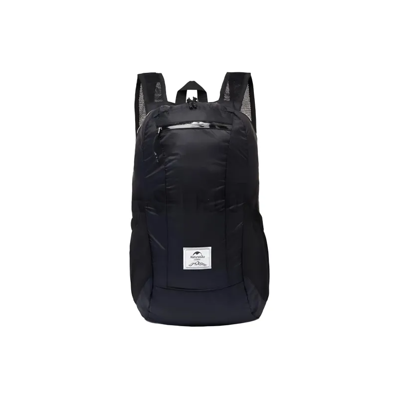 NATUREHIKE Nylon Outdoor Mountaineering Bag, Backpack Unisex Black-1