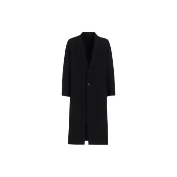 Yohji Yamamoto Coats Men's Black