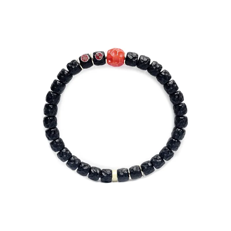 MOUNTAINS AND MANS Coconut Shell Beads New Chinese Style Prosperity And Good Luck Beaded Bracelet Unisex-1