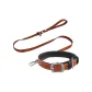 [Cocoa Brown]Pet Collar+Leash