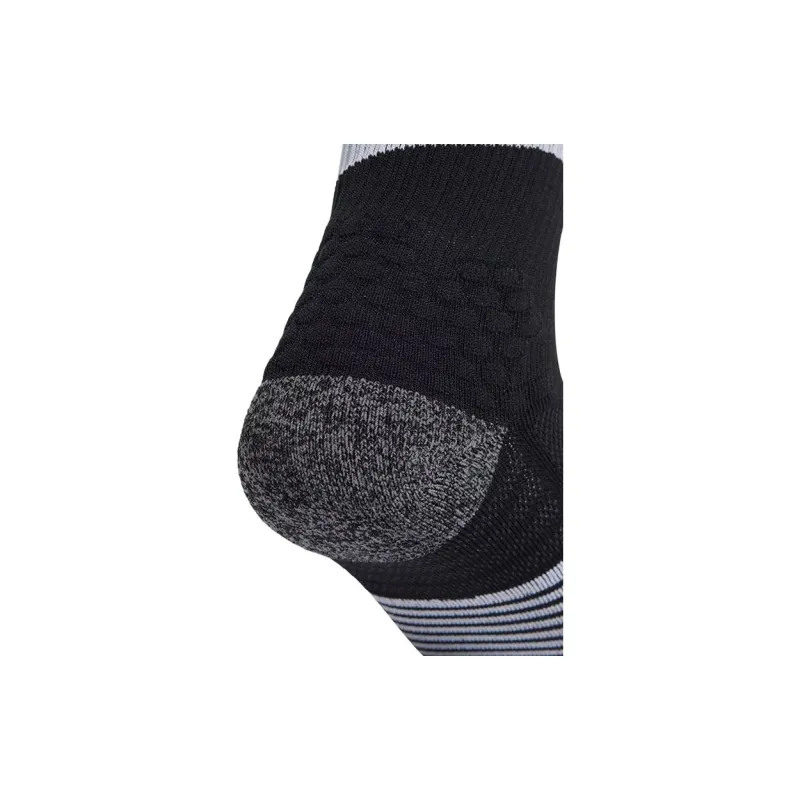 Adidas Mid Calf Socks Unisex 1 Pack Black Gray Color-2
