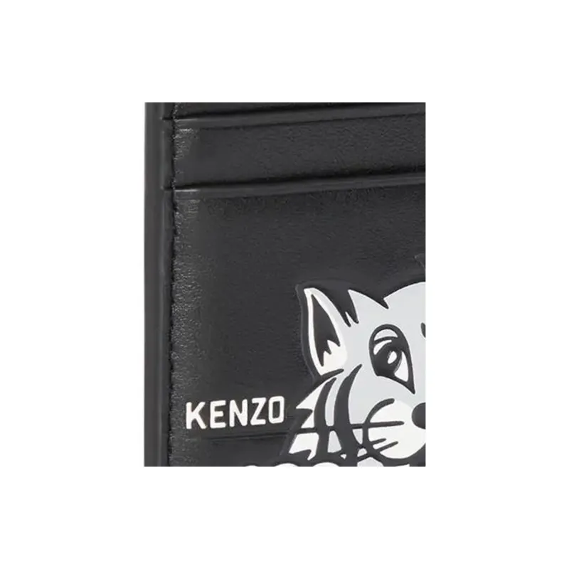 KENZO Varsity Leather Card Holder-2