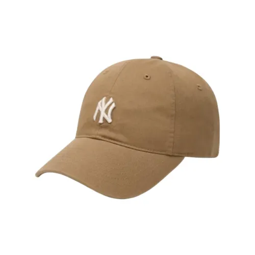 MLB Cotton Baseball Caps CP77 Unisex Deep Milk Tea Brown