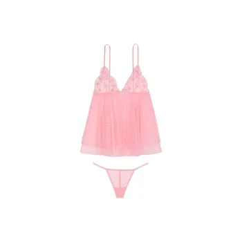 Victoria's Secret Pajama Set Women's Dream Pink