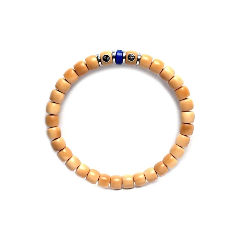 MOUNTAINS AND MANS Bodhi Root New Chinese Style Good Luck Beaded Bracelet Unisex-1