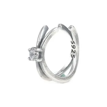 The Next Life 925 Sterling Silver Clip On Earrings Unisex