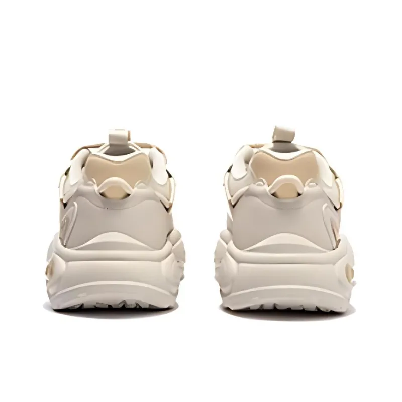 361° Cushioning Wear Resistant Low Top Casual Shoes Men's Beige Yellow-2