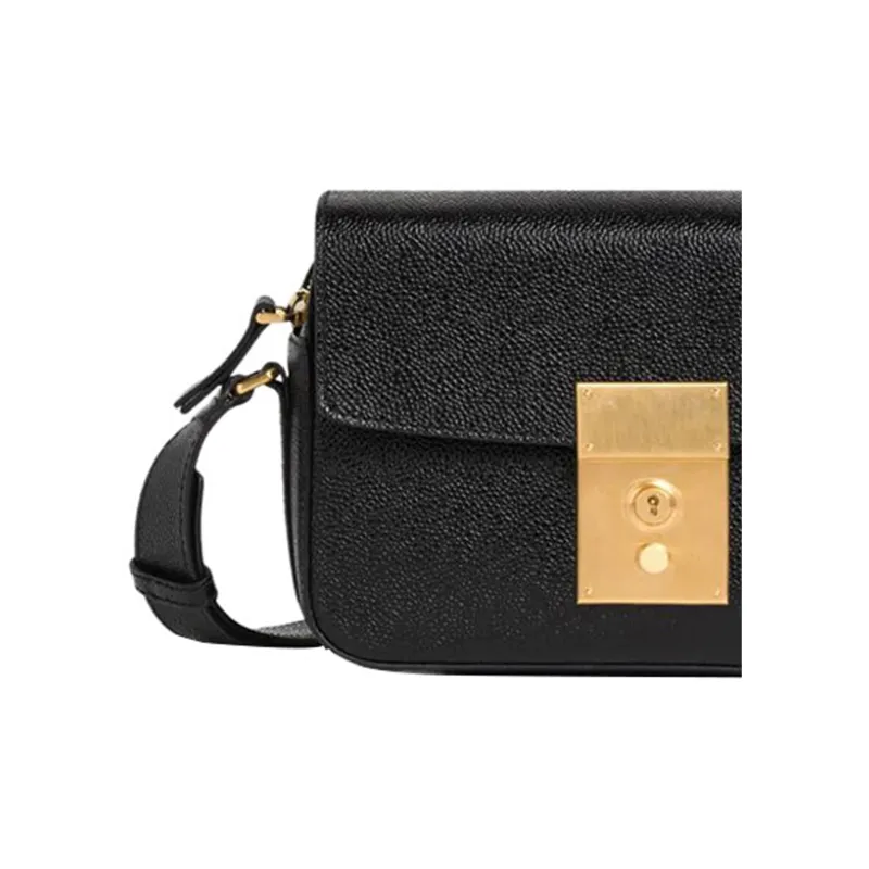 THOM BROWNE· Pebbled Calfskin Camera Bags Crossbody Bag Shoulder Bag Women's Black-4