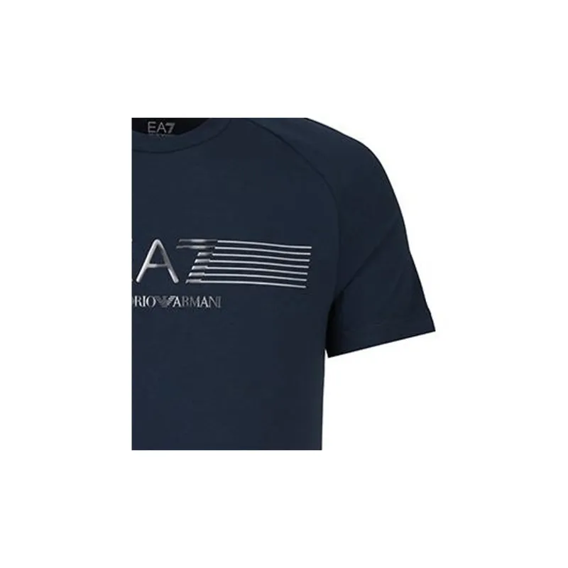 EMPORIO ARMANI EA7 SS23 T Shirt Men's Navy Blue-5