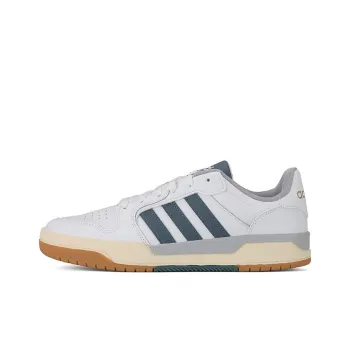 Adidas ENTRAP Anti-Slip Wear-Resistant Low-Top Vintage Basketball Shoes Unisex White Blue