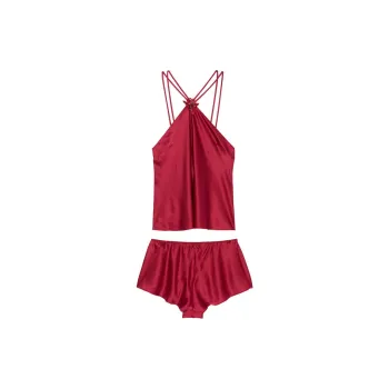 Victoria's Secret Pajama Set Women's Pitch Red