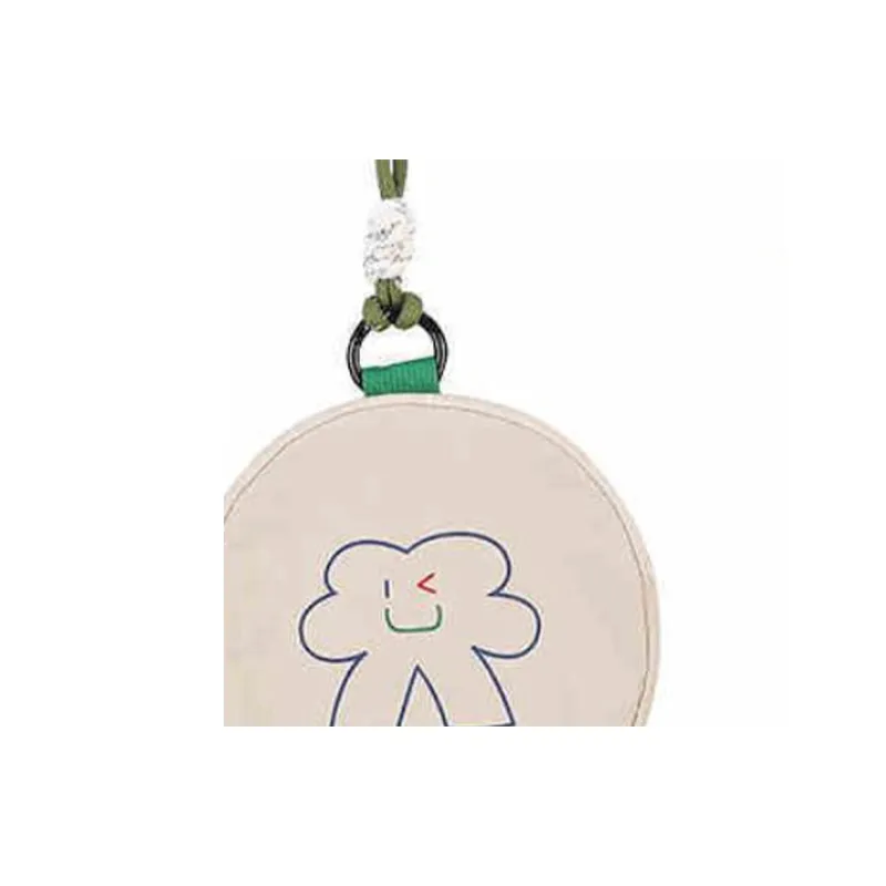 ACMEITEM Polyamide Small Round Bag Shoulder Bag Crossbody Bag Unisex Beige-3