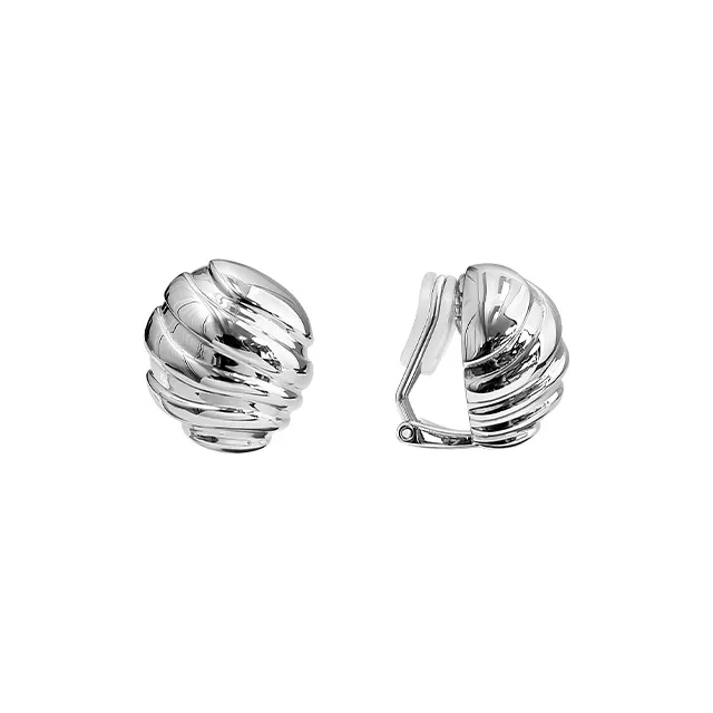 BAILAN BN 925 Sterling Silver Clip On Earrings Unisex-3