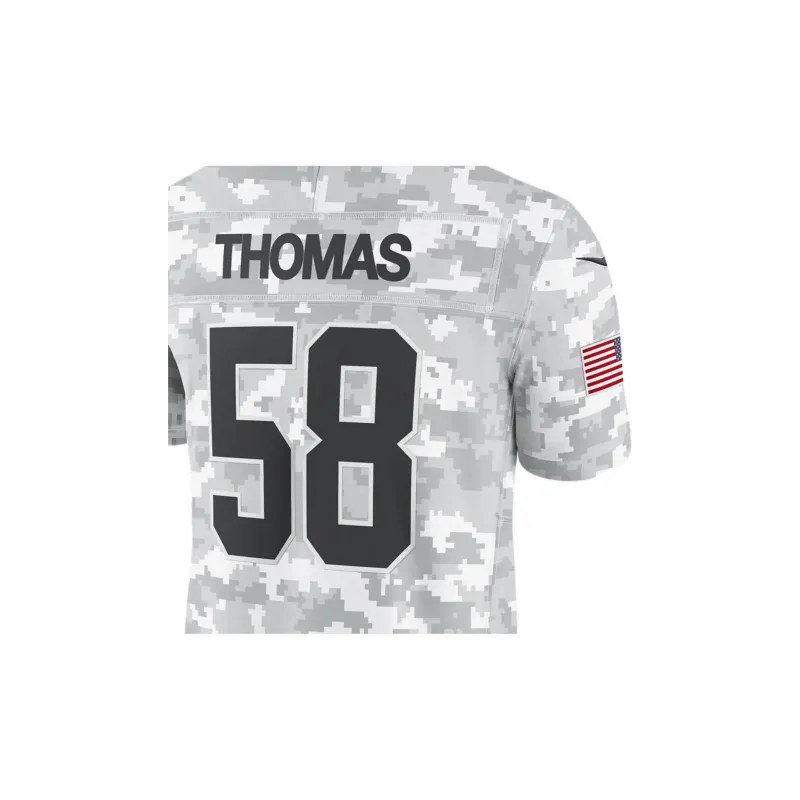 Nike Derrick Thomas Kansas City Chiefs Salute To Service Men's Nike Dri FIT Nfl Limited Jersey-3