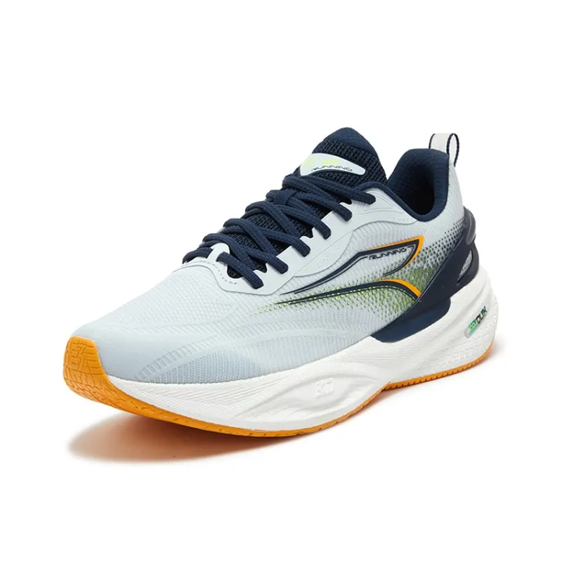 361° Cushioned Slip-Resistant Low-Top Casual Running Shoes Men's Blue-1