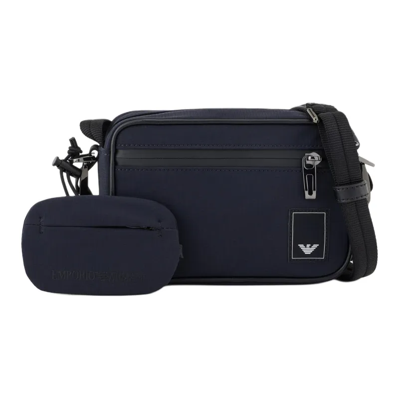 EMPORIO ARMANI Polyamide Shoulder Bag Crossbody Bag Men's Navy-0