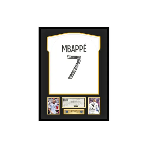 Three For Jersey Panini Certificate Framed Frame Dimensions Approximately 65x85cm