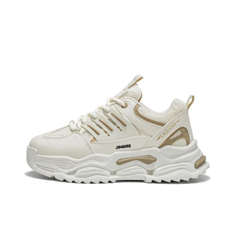 King Jinmai Slip Resistant Breathable Low Top Chunky Sneakers Men's-10