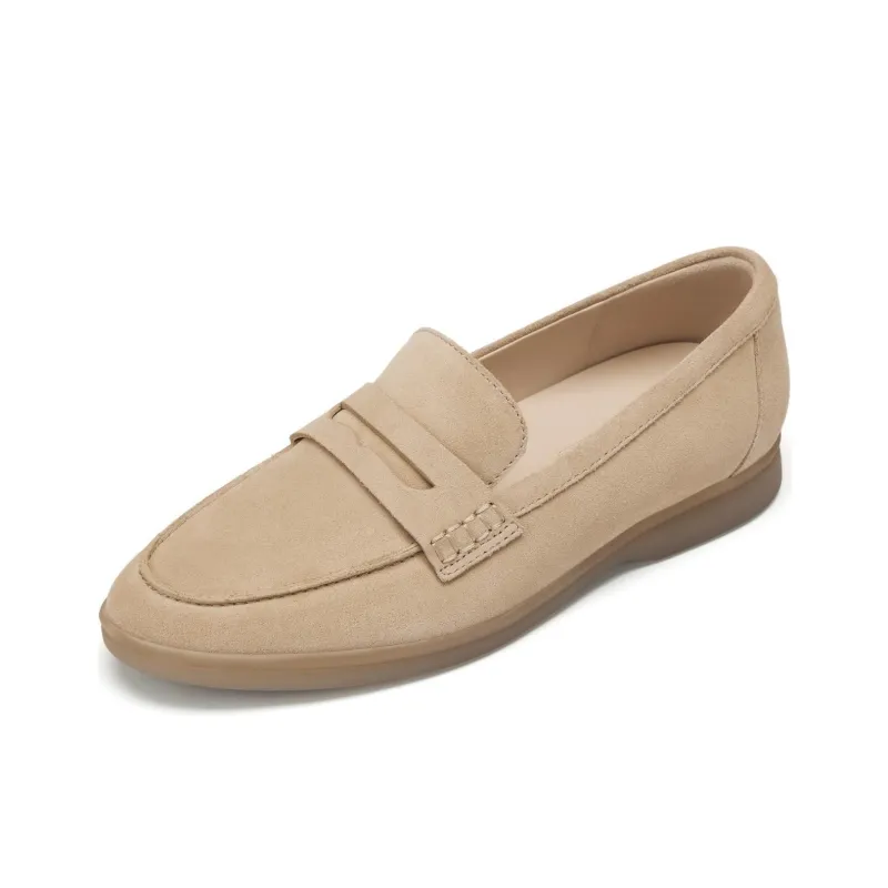 73Hours Noise Cancellation Mode Loafers Women's Ecru-1