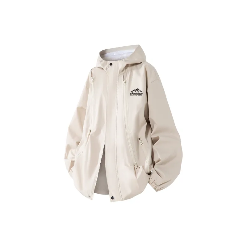 CHARLIE GOLF Water Resistant Windproof Wear Resistant Windbreaker Jacket Unisex-4