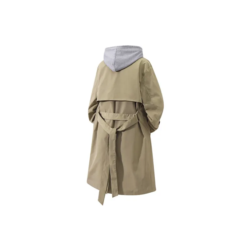 YOSICIL Trench Coat Unisex Black-11
