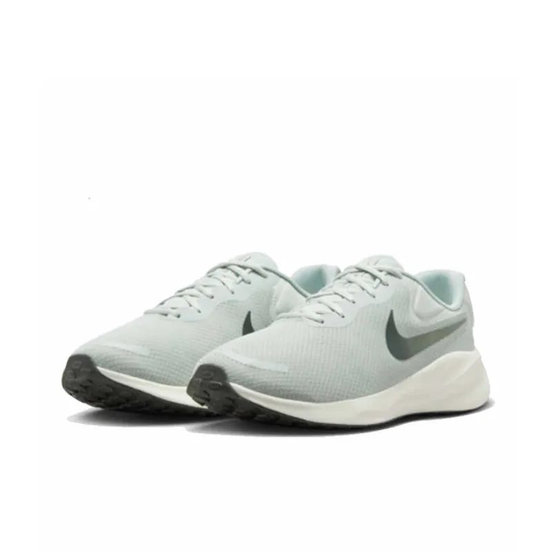 Nike REVOLUTION 7 Wear resistant And Lightweight Low Top Running Shoes Men's Green-2