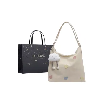 Smart PU Shoulder Bag Women's Ecru/Blue/Dark Tea/Khaki