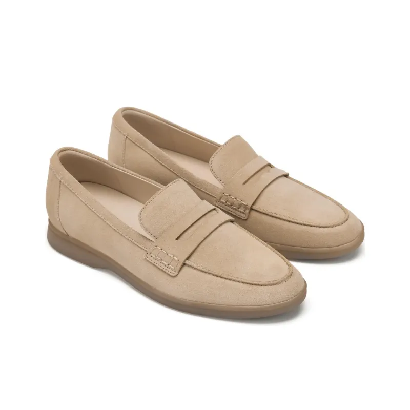73Hours Noise Cancellation Mode Loafers Women's Ecru-2
