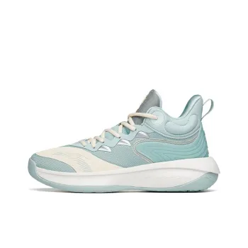 Anta Tiger Roar Cushioning Anti Slip And Wear Resistant Coverage Mid Top Performance Basketball Shoes Men's Jin Green