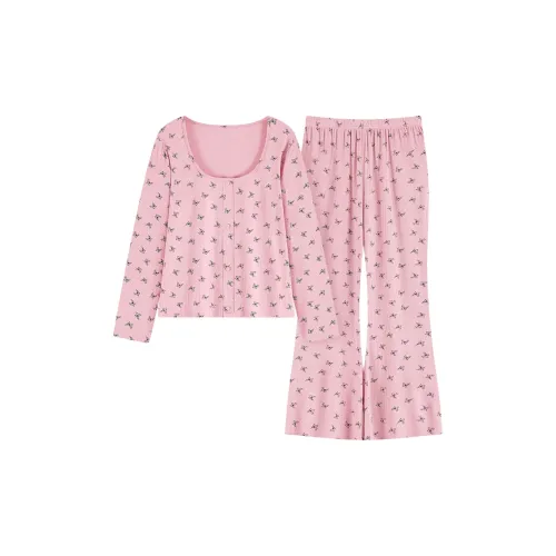 Maultiay Pajama Set Women's Pink