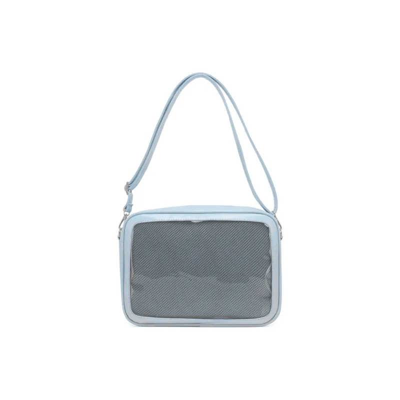 TAKI PU Crossbody Bags Shoulder Bags Medium Size Unisex Black/White/Pink/Purple/Dark Blue/Light Blue-19