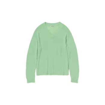 Auralee SS25 Cashmere Sweater Men's Light Green