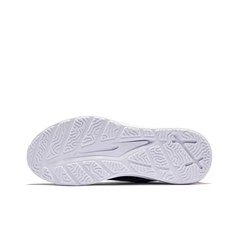 Erke Cushioning Breathable Low Top Running Shoes Men's Jet Black & Light Gray-4