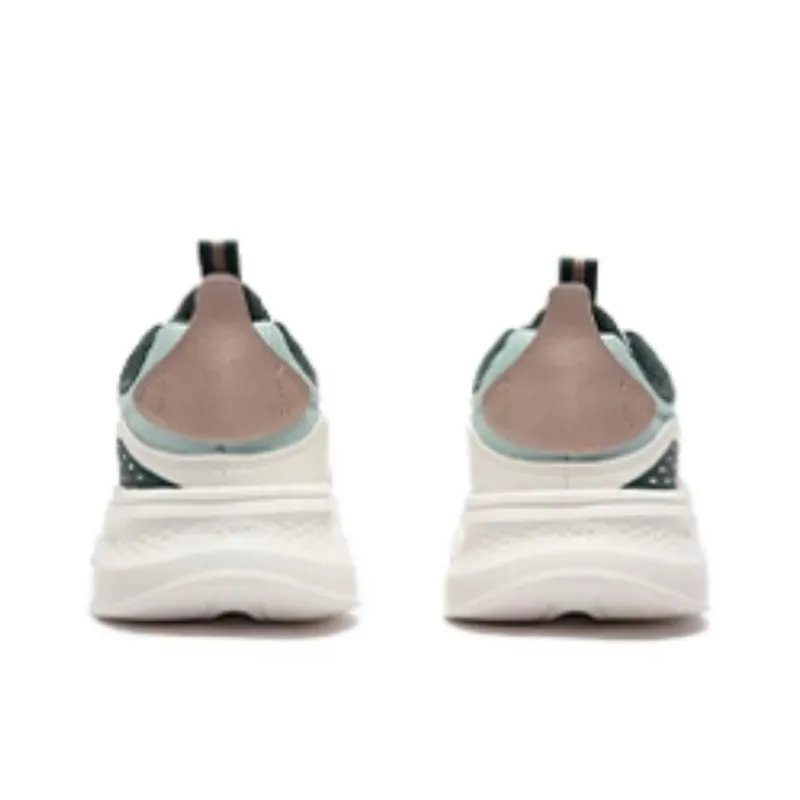361° Anti Slip Wear Resistant Low Top Running Shoes Men's White Green-3
